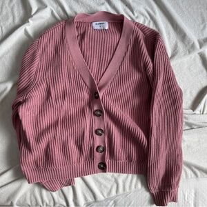 Old Navy Dusty Rose Cardigan